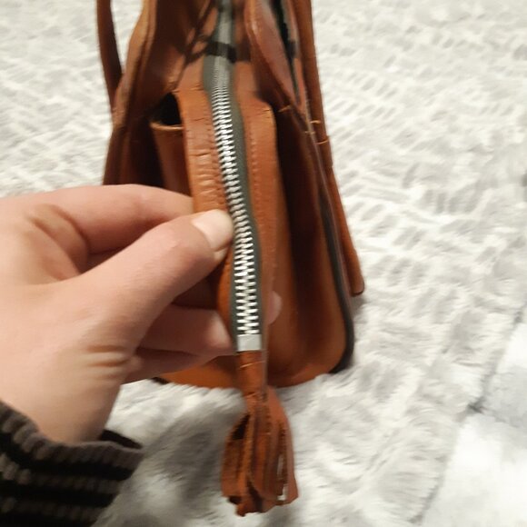 Retro Mexican satchel from the 70s-80s, unique, vintage, genuine leather, Aztec - Picture 13 of 15